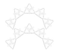 Vaguelly 20 Équerres Triangulaires D’Angle en Acrylique Transparent Amovibles Vis et Écrous Petites Équerres de Fixation pour Boîtes Vitrines et Meubles Renforts Pratiques pour Montage