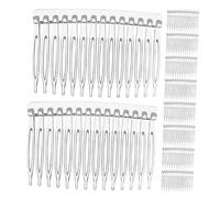 Vaguelly 20 Pièces accessoires de cheveux de mariée hair charms hair toppers peignes à cheveux Mariage style filles accessoires de cheveux pour femmes peigne à cheveux pour mariée Plastique