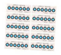 Vaguelly 20 Pièces Carte Indicateur Humidité Portable pour Détection Du Humidité avec Changement de Couleur pour Divers Environnements