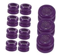 Vaguelly 20 Pièces Colorés Guitar String End Beads Accessoires Métalliques Universels pour Cordes de Guitare Folk et Électrique Compatible Ukulélé Mandoline Composants de Matériel de
