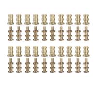 Vaguelly 20 Pièces de Goujons d'Alignement en Cuivre 8X10X30 MM pour Meubles et Tables, pour Positionnement Précis en Ébénisterie