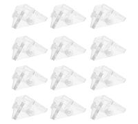 Vaguelly 20 Pièces Équerre Acrylique Transparente , Angle Droit Triangulaire, Fixation pour Plaques et Panneaux Acryliques, Support Robuste, Installation Facile, Bricolage DIY