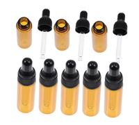 Vaguelly 20 pièces Lot de Flacons Compte Gouttes Ambrés Recharges Parfum Huile Essentielle DIY Voyage