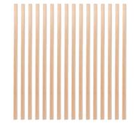 Vaguelly 20 Pièces Miniature Dollhouse Wood Trim Molding DIY Mini House Wall Strip Decoration Easy Installation and Flexible Shape for Tiny Living Accessories