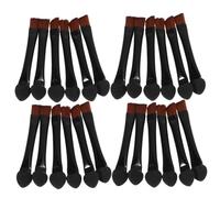 Vaguelly 20 Pièces Outil De Maquillage De Voyage Pinceau Fard à Paupières Double Face Pinceaux De Maquillage Pour Les Yeux Pinceau De Maquillage Des Sourcils Pinceau à Sourcils Plat Éponge