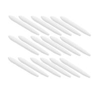 Vaguelly 20 Pièces Pointes de remplacement pour marqueurs pointes de marqueur fines pointes de stylo à peinture pointes de marqueurs de peinture permanents Plastique blanche