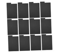 Vaguelly 20 Séparateurs Vinyle Noirs en PP, Lot de 20 Pcs pour Organisation Rapide et Facile des Disques Vinyles, pour Bibliothèque et Studios