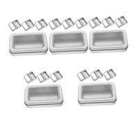 Vaguelly 20pièces Boîte De Rangement Pour Cartes De Jeu Lot De Boîte Avec Fenêtre Transparente Idéale Pour Organiser Cartes Et Petits Objets