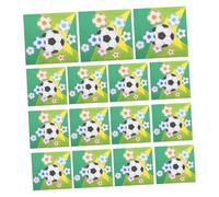 Vaguelly 20pièces Serviettes De Table à Thème Football Pour Fête Design Unique Pour Anniversaire Événement Sportif Et Usage Quotidien