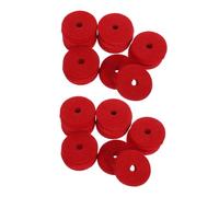 Vaguelly 24 Pièces Drum Cymbal Felt Pads Double Layer Vibration Absorption Noise Reduction Percussion Pad Replacement Kit For Enhanced Sound Control And Cymbal Protection