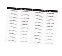 Vaguelly 2feuilles Autocollants Pour Sourcils Résistants à Eau Lot De Effet Imitation Cheveux Outils De Maquillage