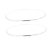 Vaguelly 2pièce Joint De Machine à Laver Loquet De Porte Collier De Serrage Fil De Machine Pompe De Vidange Remplacement De Bague De Joint De Porte Pinces à Ressort Facile à Installer