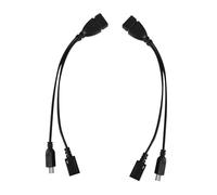 Vaguelly 2pièces Adaptateur OTG Micro USB vers Câble Convertisseur Mâle vers Femelle Noir Compatible Lecteur Multimédia Et Console Classique Plug and Play sans Installation