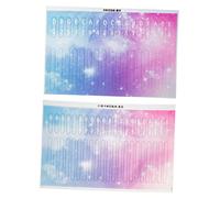 Vaguelly 2pièces Autocollant Pour Piano à Pouce Kalimba Accessoire Pratique Introduction Lot De Autocollants Pour Clavier Kalimba