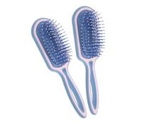 Vaguelly 2pièces Brosse à Cheveux Plate Pour Femmes Et Filles Démêlante Et Massante Adaptée Aux Cheveux Secs Et Mouillés Longue Et Épaisse