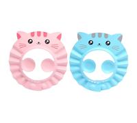 Vaguelly 2pièces Chapeau De Bain Garçon Fille Étanche Avec Des Oreilles Pour Garçon Fille Et Garçon Fille Design Attrayant Pour Shampooing Toute Sécurité
