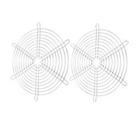 Vaguelly 2pièces Couvercle De Protection pour Ventilateur Extraction Lot pour Salle De Bain Ou Cuisine Conception Anti-Doigt Facile à Nettoyer