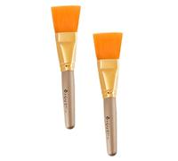 Vaguelly 2Pièces Facial Mask Brush Set Soft Bristle Applicator For Mud Masks Portable And Easy To Use For Home