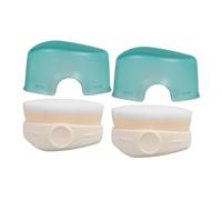 Vaguelly 2pièces Lot de Pinceaux Applicateurs Solaire Garçon Fille Blush Fond Teint Uniforme Protection UV