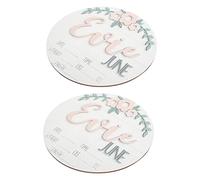 Vaguelly 2pièces Panneau Annonce De Naissance Pour Signalétique Personnalisée De Fête De Naissance Et Souvenirs De