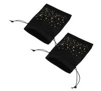 Vaguelly 2Pièces Pochette Pour Cartes De Tarot De Rangement Durable Avec Cordon
