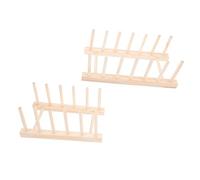 Vaguelly 2Pièces Porte Assiette pour Rangement Étagère De Cuisine Égouttoir Et Décoratif pour Assiettes Et Tasses Support De Rangement Et Facile
