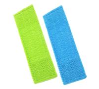 Vaguelly 2pièces Recharge De Lingette Polaire Corail pour Balai à Franges Lingettes De Nettoyage Réutilisables pour Sols Lisses Et Durs Accessoire De Nettoyage Pratique