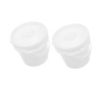 Vaguelly 2pièces Seau Avec Couvercle Pour Seau De Contenant à Pour Serviettes Humides Pour Salle De Bain Et Douche