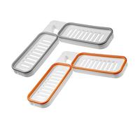 Vaguelly 2Pièces Supports De Rangement Pliables pour Salle De Bain Lot de Étagères Perçage Design Et Décoratif pour Rangement Optimal des Articles Divers