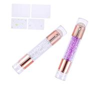 Vaguelly 2pièces Tampon à Ongles Double Extrémité Pour Nail Art Petit Tampon De Manucure Sceau Pour Créations Uniques