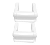 Vaguelly 2pièces Verrou De Sécurité Pour Poignée De Porte Garçon Fille Anti-ouverture Pour Garçon Fille Verrou Pour Poignées De Porte Intérieures Couleur Blanche Set