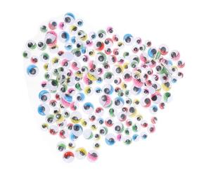 Vaguelly 2sacs Patchs Autocollants Pour Yeux De Poupée Autocollants Adhésifs Pour Yeux Mobiles Accessoires Diy Pour Poupées