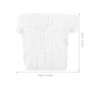 Vaguelly 3 pièces Couches-culottes Coton Né Lot de Lavables et Réutilisables Absorbantes et Ajustables Adaptées Aux Bébés Garçons et Filles Confortables pour Maison Sorties