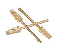 Vaguelly 3 pièces Forets de Ponceuse à Ongles Carbure de Tungstène Embouts de Manucure pour Polissage Nettoyage Peau Morte et Remodelage Accessoires pour Perceuse Ongles Maison et Salon