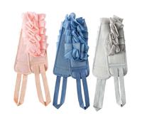 Vaguelly 3 Pièces Frottez le et tirez la bande sangle exfoliante pour le de toilette serviette arrière rondelle arrière pour accessoires de bain laveur de corps Rayonne