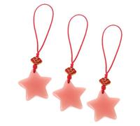 Vaguelly 3 Pièces Lanières pour Téléphone Étoile Phosphorescente Pendentifs et Portables Compatibles Universellement Accessoires pour Clés Sacs Nocturnes