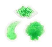 Vaguelly 3 pièces Pack Gel Chaud Froid pour Soins de Beauté pour Yeux et Réutilisables pour Douleurs et Récupération