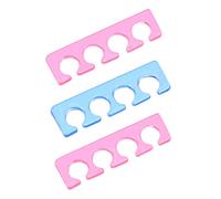 Vaguelly 3 Pièces Séparateur de doigts manucure trousse de manucure tondeuse pédicures clou polissoir ongles professionnel pedicure diviseur d'art d'ongle diviseur de manucure Gel de silice