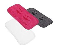 Vaguelly 3 Pièces Serviette de tampon de cils eyelash curler faire coussin frontal coussinets frontaux réutilisables outil repose-front extension de cils coussinet frontal en tissu