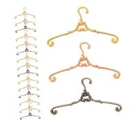 Vaguelly 30 Pièces Porte Manteau Vintage pour Poupées Accessoire de Rangement Élégant pour Maison de Poupée pour Décoration et Organisation des Vêtements