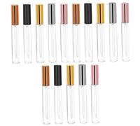 Vaguelly 30pièces Lot De Tubes à Lèvres Vides Petits Contenants Diy Pour Gloss Lèvres Assortiment Couleurs Métalliques Rechargeables Et Légers Pour Cosmétiques Personnalisés