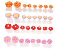 Vaguelly 32 Pièces Séparateur D'ongles Sec Correct Uv Espaceurs D'orteil Séparation Pied Ton Protège-orteils Femmes Espaceurs D'ongles Petits Entretoises D'orteil Pédicure Gel De Silice
