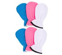 Vaguelly 3Paires Bain Cire De Paraffine Lot De Mitaines De Spa Hydratantes Pour Mains Et Exfoliant Domicile