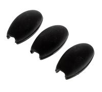 Vaguelly 3pcs Coussinets de Protection en Caoutchouc Noir pour Saxophone, Cache-clé Latéral Facile à Installer Remplacer, Accessoires pour Boutons de Paume