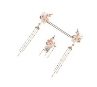 Vaguelly 3pièces Épingle à Cheveux Et Peigne Vintage Fourchette à Cheveux De Style Chinois Pour Femmes Accessoires