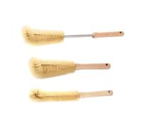 Vaguelly 3pièces Lot de Brosse de Nettoyage pour Bouteille avec Goupillon pour Paille et Manche Long Design Ergonomique pour Nettoyage Facile Intérieur Bouteille et Passage Lave-vaisselle