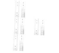 Vaguelly 4 Ensembles Connecteurs De Tringle À Rideau D'extension Incurvé Accessoires Rail Piste De Curseur De Rideau Tringle À Rideau De Plafond Ajustable Alliage D'aluminium 2 Pièces * 4