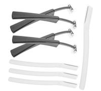 Vaguelly 4 ensembles Rasoir à Sourcils Multifonction Ensemble de Tondeuses pour Visage Outil de Dermaplaning Kit de Soins Beauté Pratique et Portable avec Design de Protection