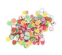 Vaguelly 4 Nail Art Fruit Slices Soft Clay Nail Craft Decorations DIY pour Manucure Professionnelle et Amateurs