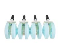 Vaguelly 4 Pièces Apprenez à Marcher Ce Déambulateur Bébé en Plastique, Hauteur Réglable et Direction Flexible, pour Tout-petits et Bébés en Intérieur
